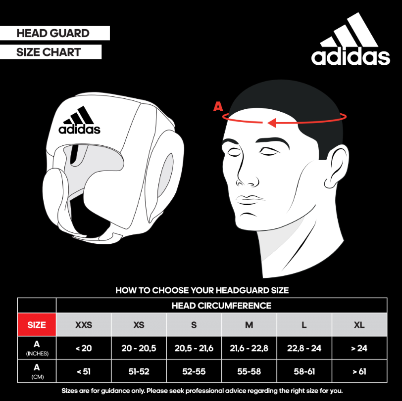 Casco da boxe Adidas IBA, rosso