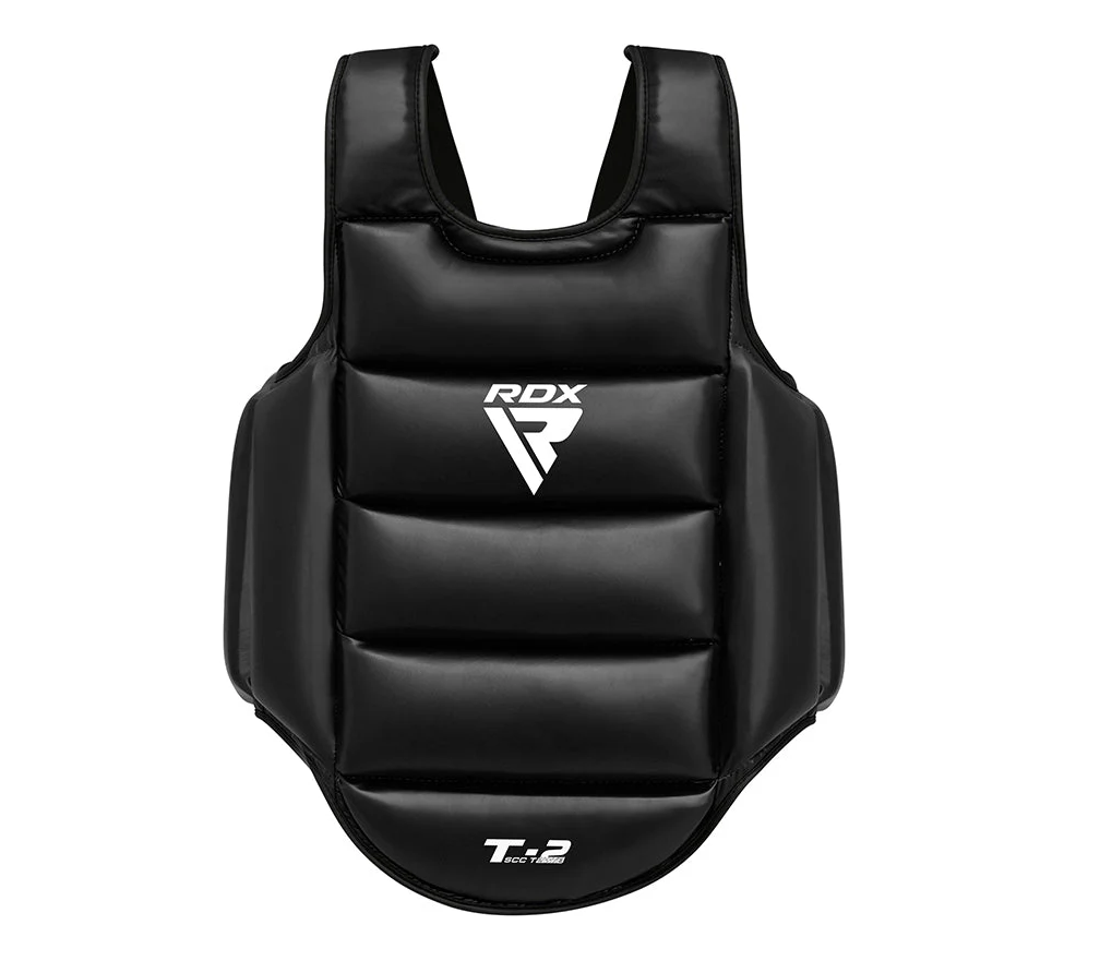 RDX protezione torace karate double face, nero-bianco