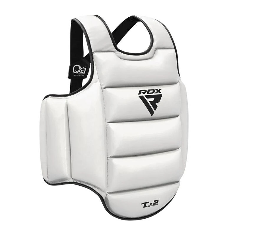 RDX protezione torace karate double face, nero-bianco