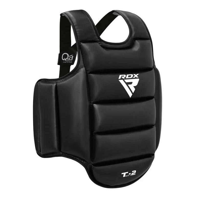 RDX protezione torace karate double face, nero-bianco
