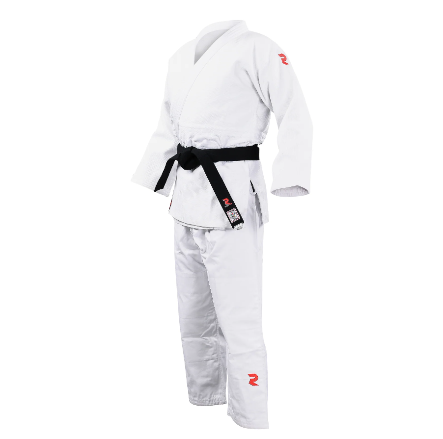 Fight Art JU kimono Shogun IJF Slim fit 730g, bianco