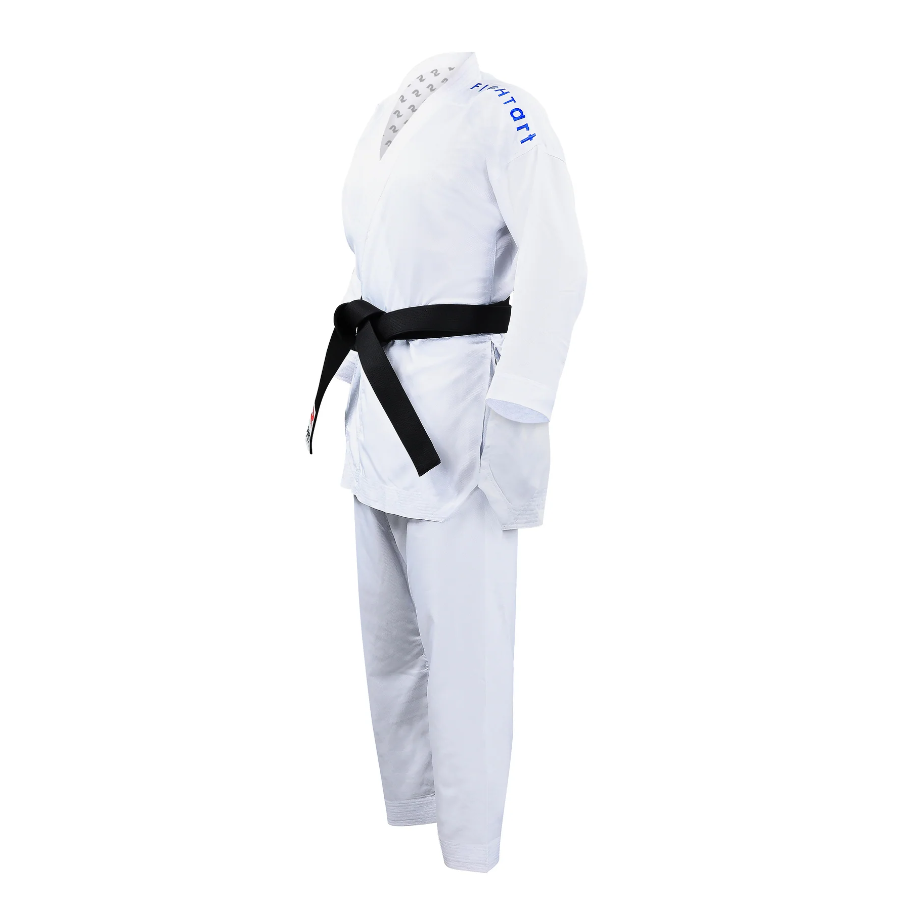 Fight Art KA kimono Sempai WKF 120g, caratteri blu
