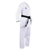 Fight Art KA kimono Sempai WKF 120g, caratteri blu