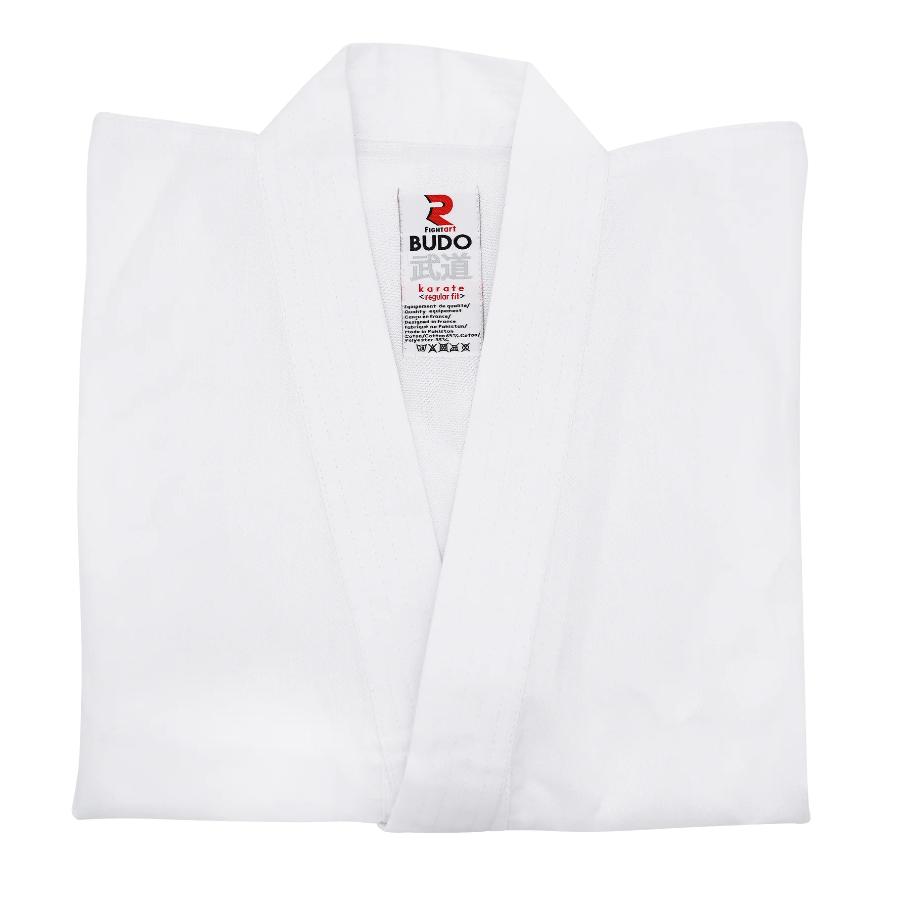 Kimono da arti marziali Fight Art KA con cintura Budo 345g, bianco