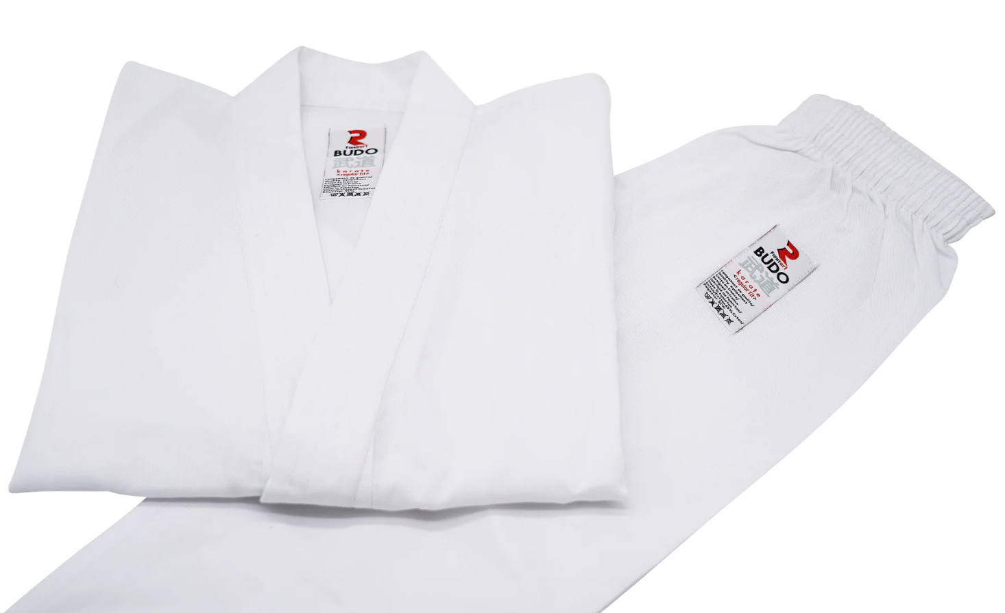 Kimono da arti marziali Fight Art KA con cintura Budo 345g, bianco