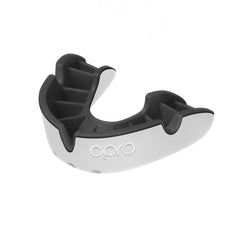 Opro Senior paradenti Silver, bianco nero