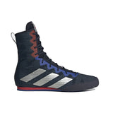 Adidas scarpe da boxe HOG 4, blu scuro-rosso 