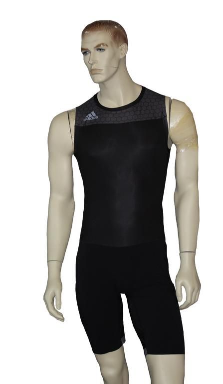 Adidas maglia da sollevamento pesi da uomo Leistung, nera