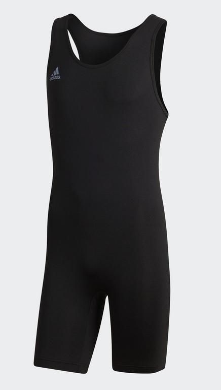 Adidas vzpieračský dres Power Lift, čierny
