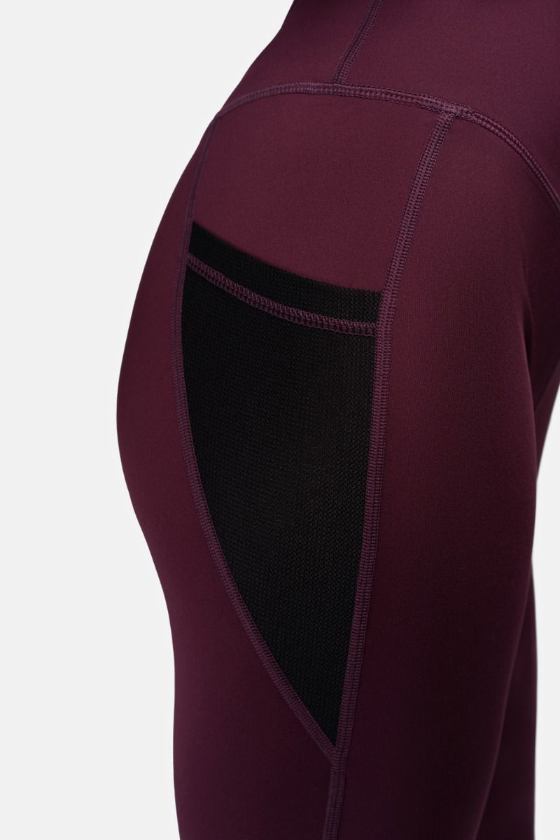 Ben Lee leggings da donna Maribel, rosso sangue di bue