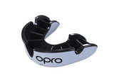 Opro chránič zubov Silver, bielo-čierny