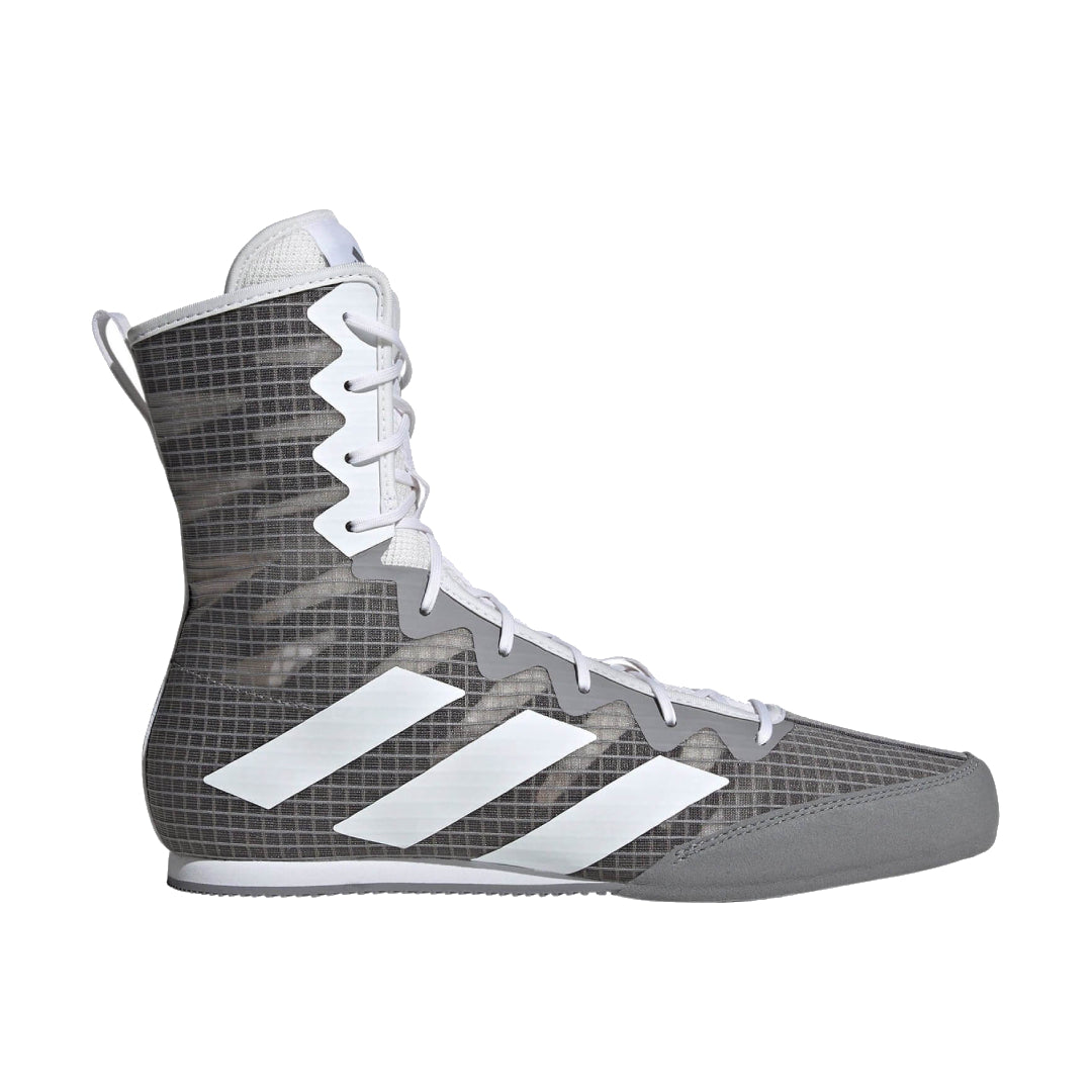 Adidas scarpe da boxe HOG 4, grigio-bianco 