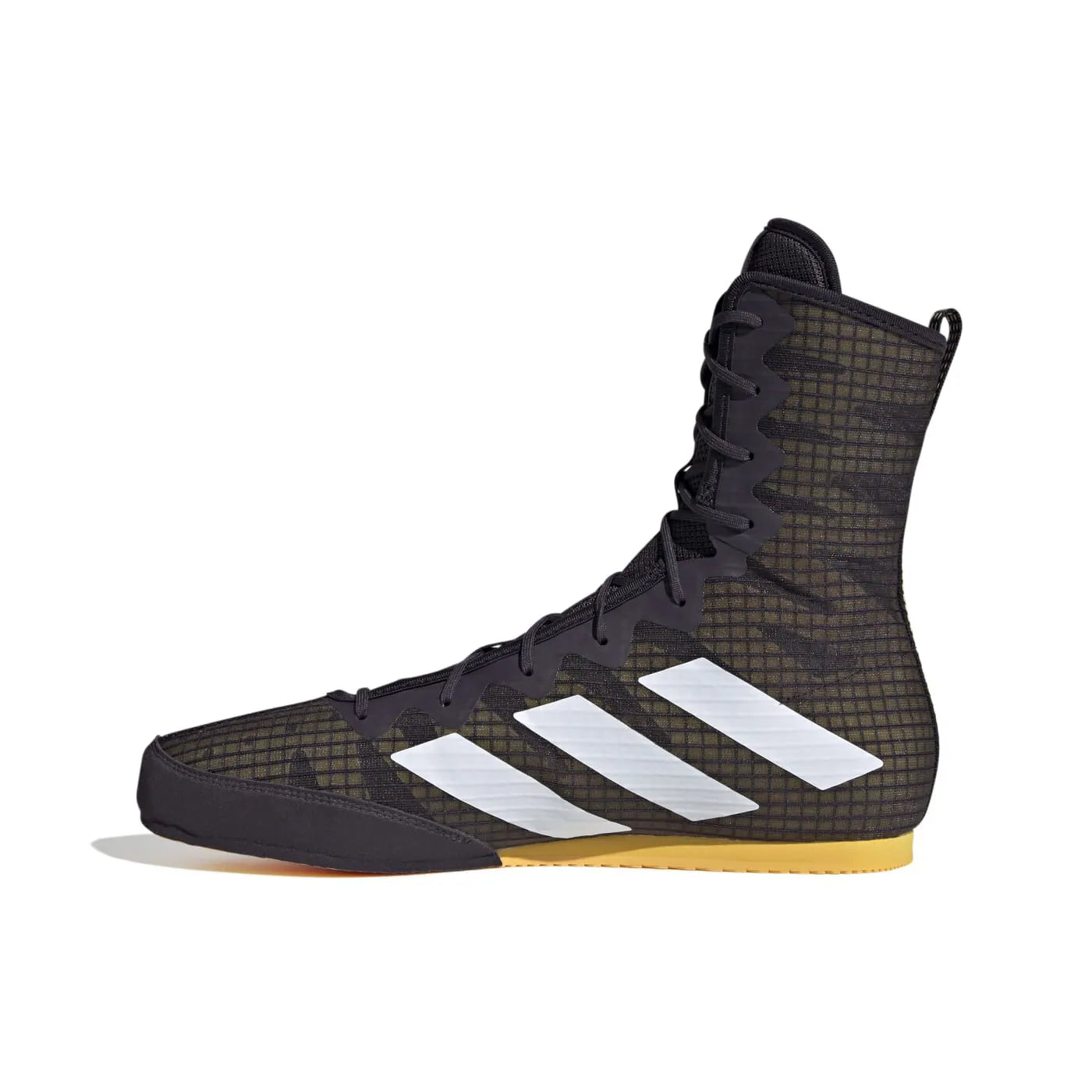 Adidas scarpe da boxe HOG 4, nero-giallo 
