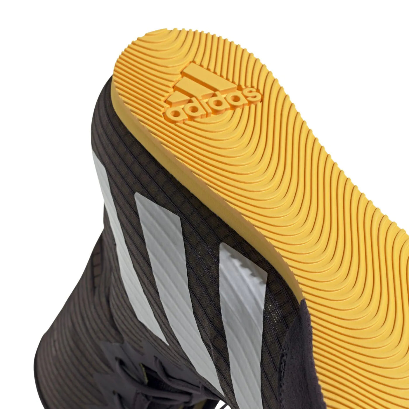 Adidas scarpe da boxe HOG 4, nero-giallo 