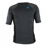 Adidas krátke rashguard tričko Grappling, čierne