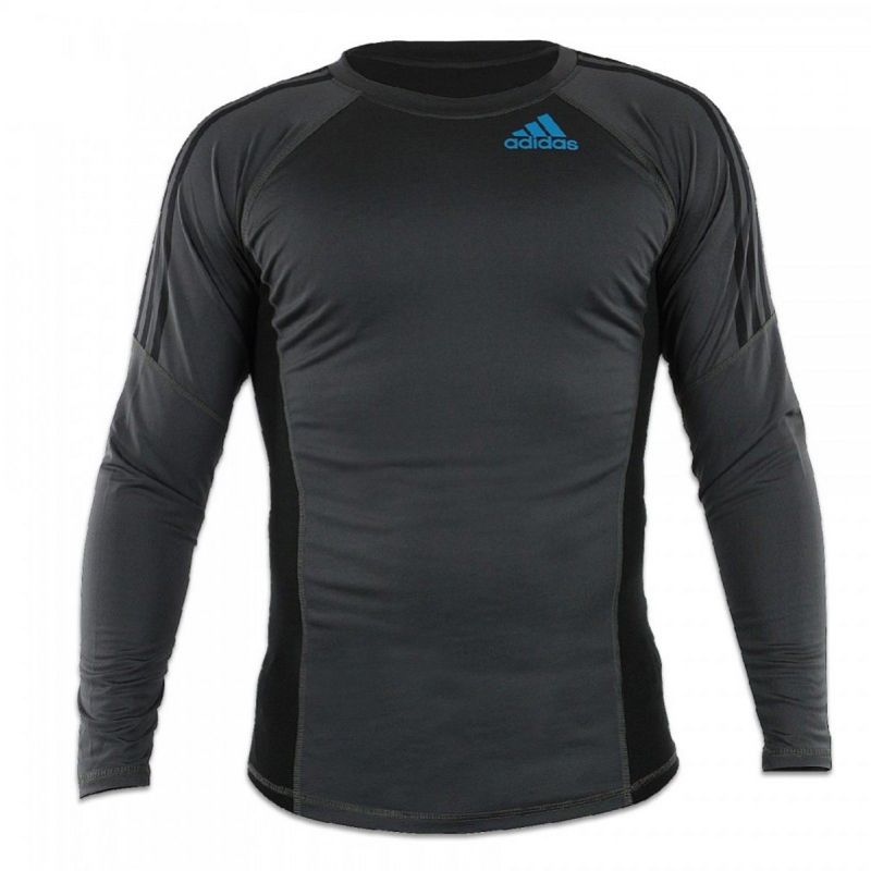 Adidas dlhé rashguard tričko Grappling, čierne