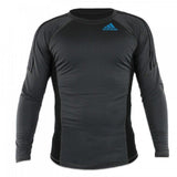 Adidas dlhé rashguard tričko Grappling, čierne