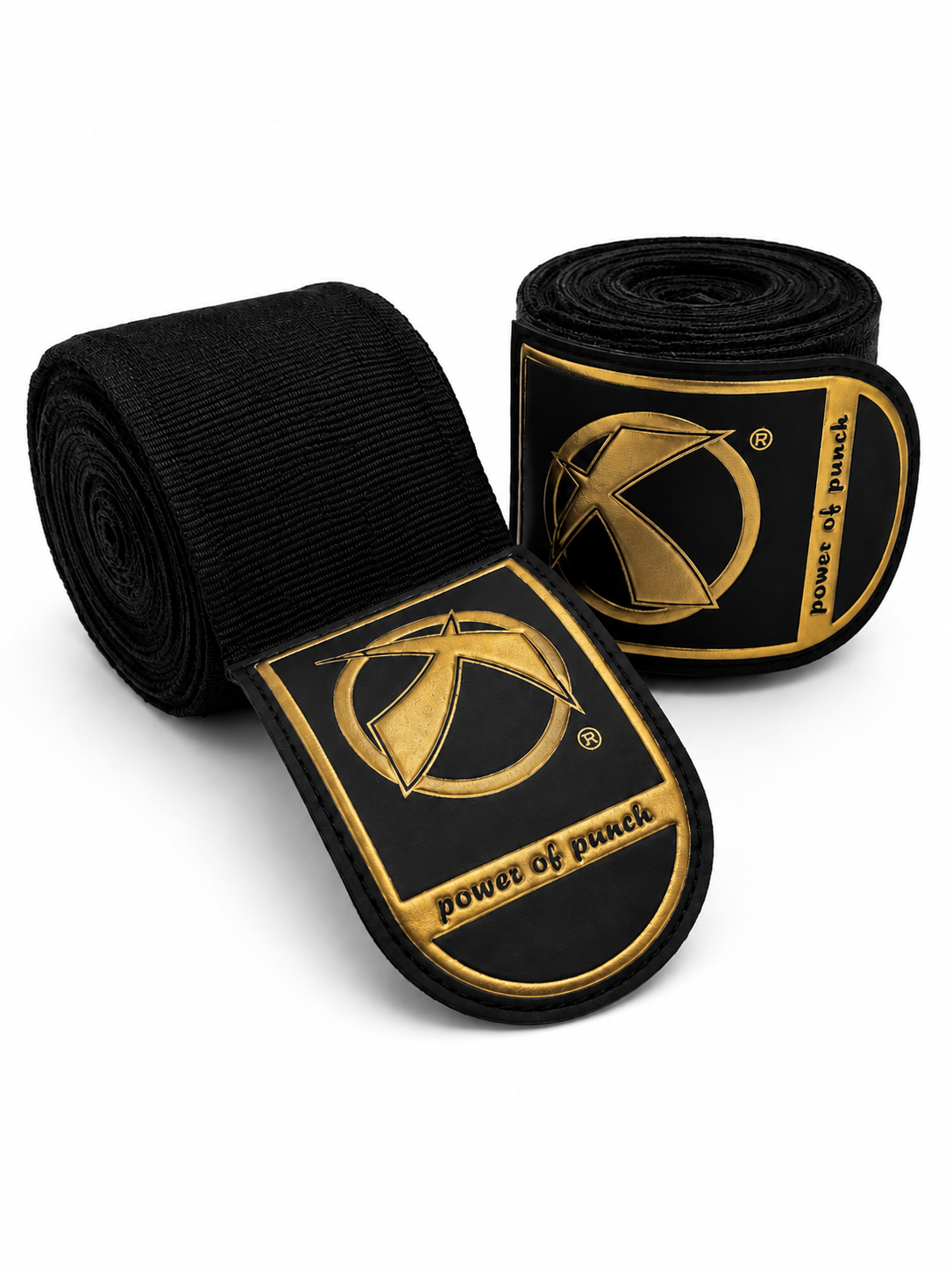 Katsudo fascia elastica da boxe Path PRO, 2 pezzi, nero-oro