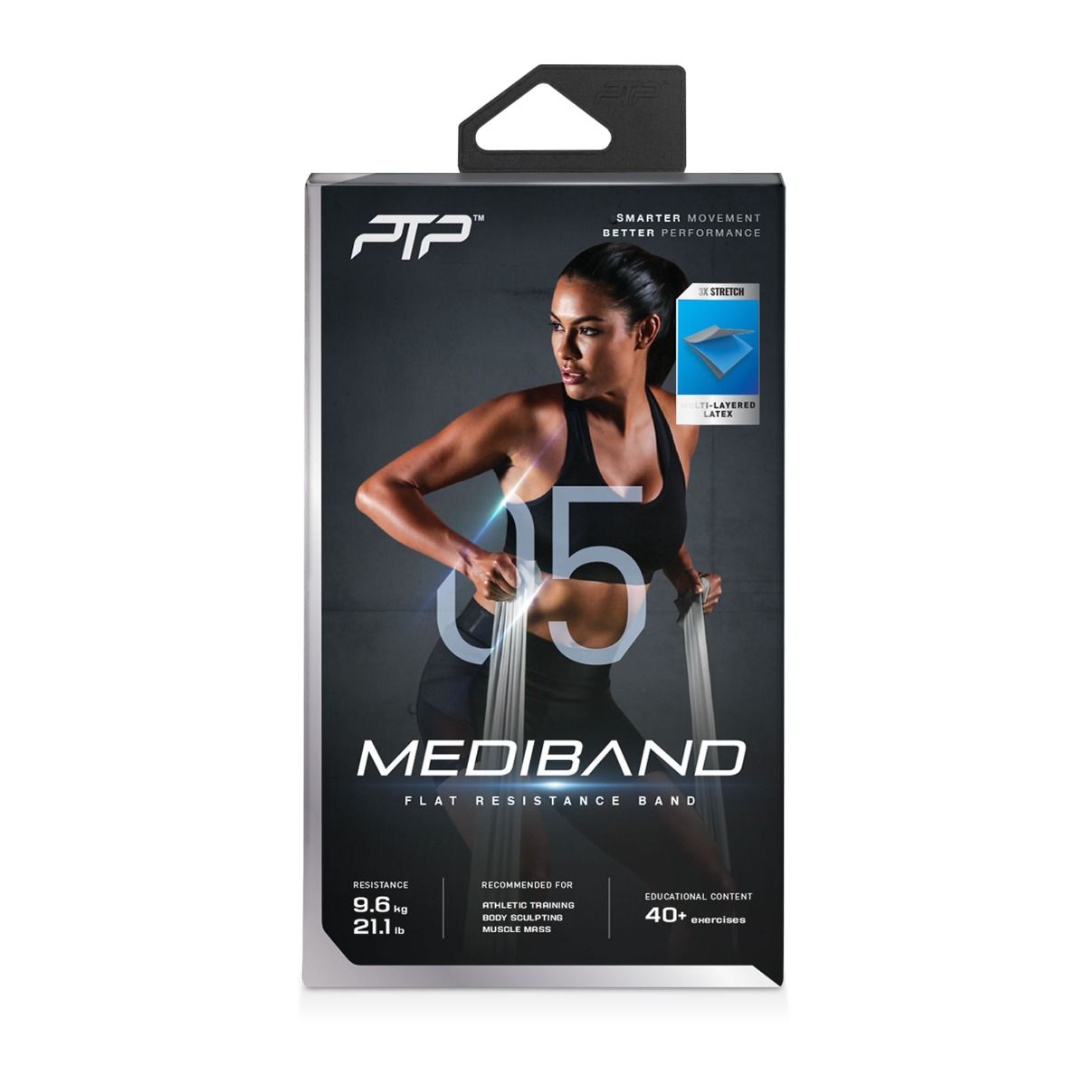 PTP fascia di resistenza Mediband ultimate, argento