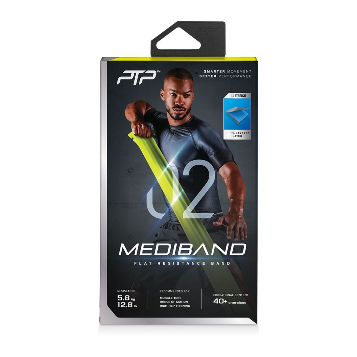 PTP fascia elastica Mediband leggera, gialla