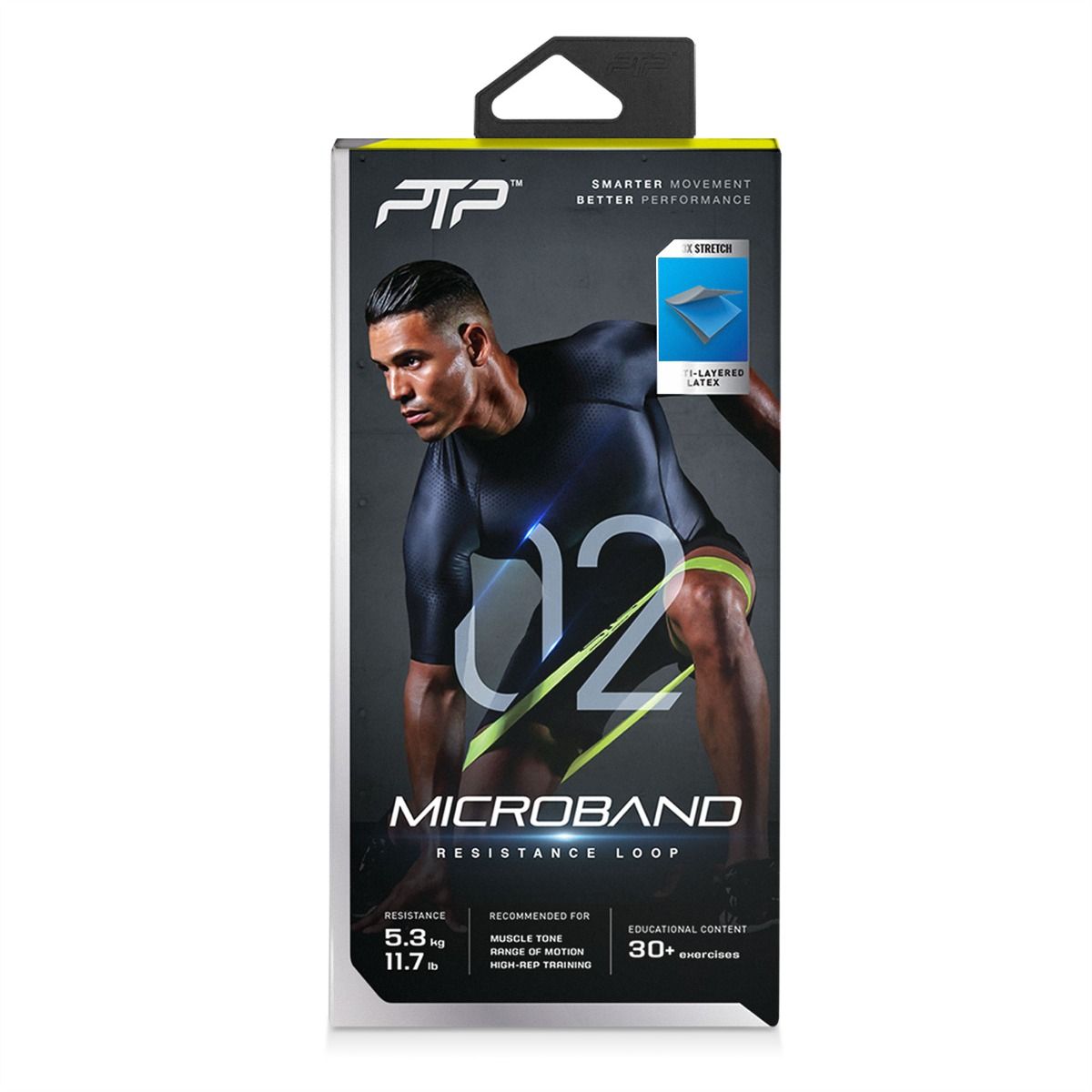PTP fascia elastica Microband leggera, lime
