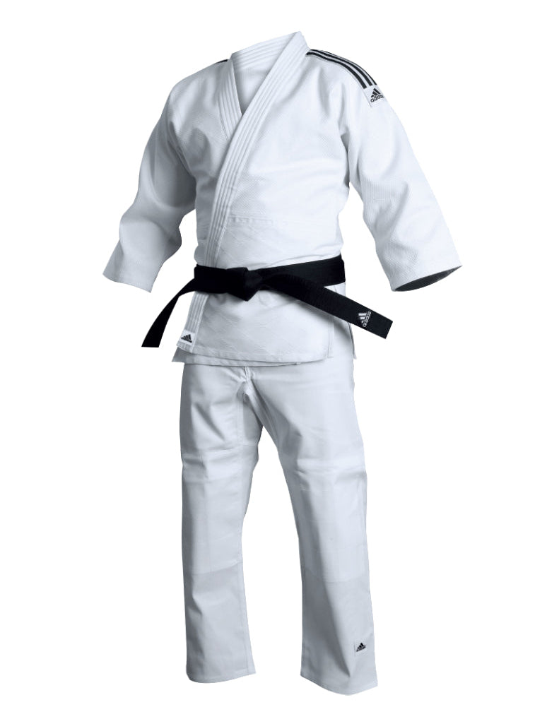 Adidas kimono da judo Training 500g, bianco