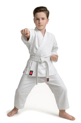 Katsudo kimono da judo per bambini Rei 350 g, bianco