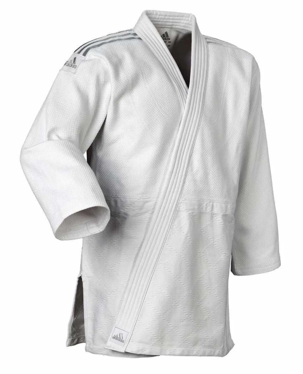 Adidas JU kimono Contest Silver 650g, bianco