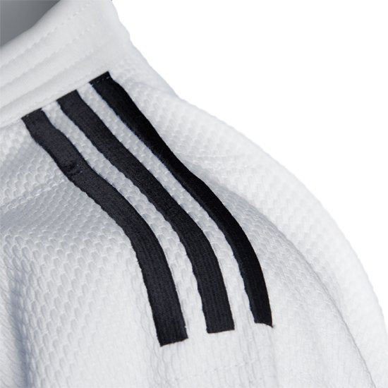 Adidas JU kimono Champion III IJF Slim fit 750g, bianco