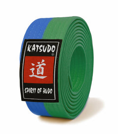 Katsudo ζώνη obi Master, πράσινο-μπλε