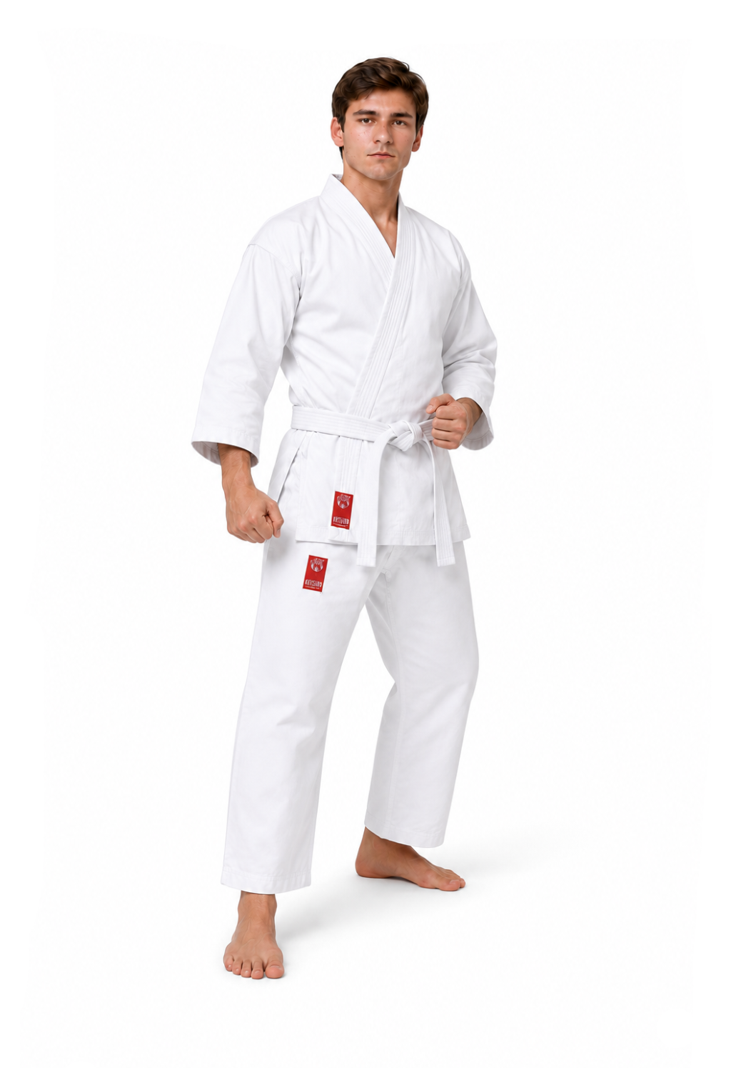 Katsudo kimono da kumite Training, bianco