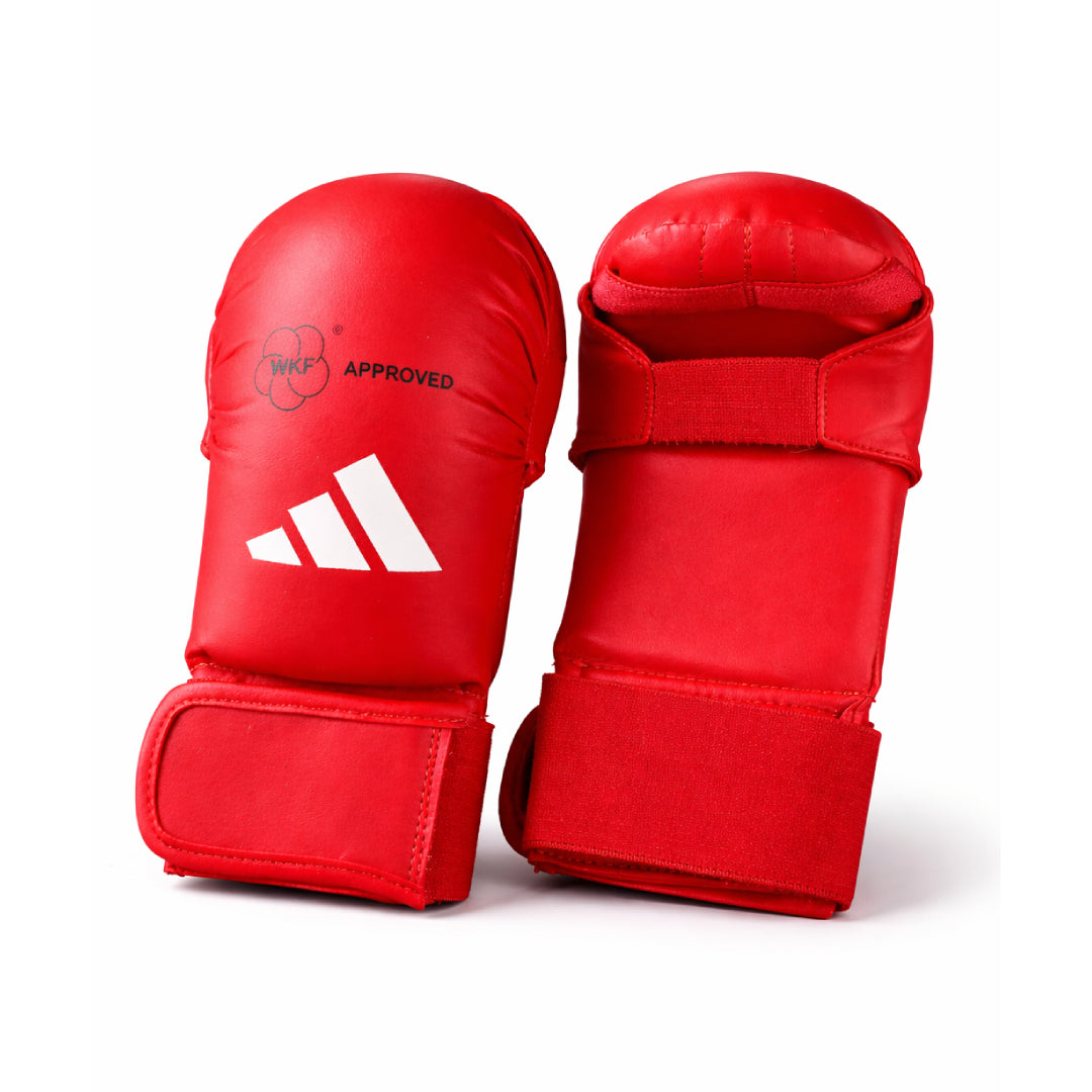 Adidas kumite gloves WKF, red
