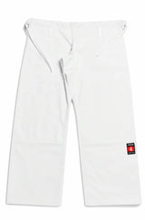 Katsudo pantaloni da judo Jinoku, bianchi