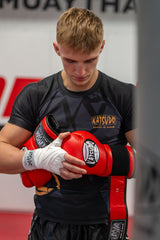 Guantoni da boxe Katsudo Professional, rossi