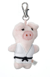 Portachiavi peluche karate DAX Maiale