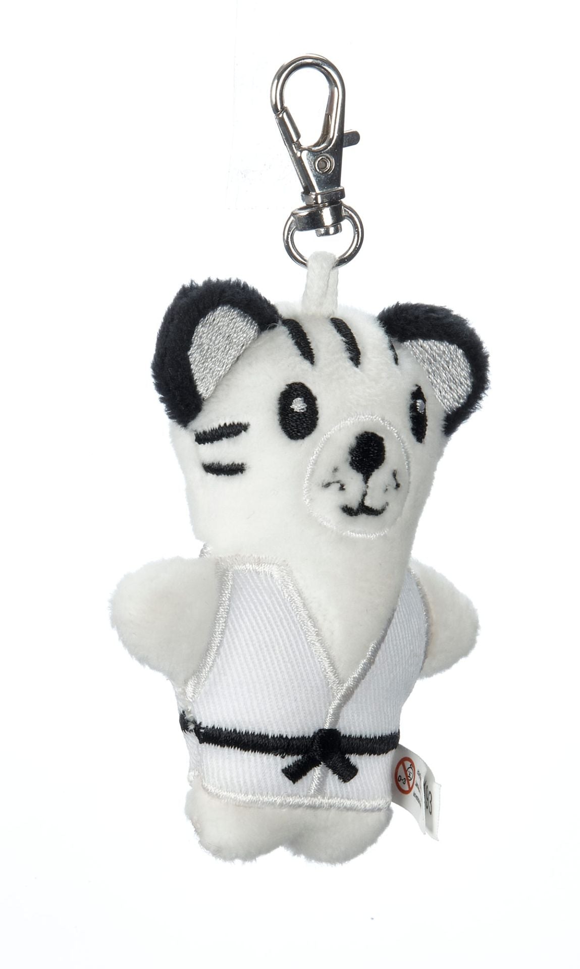 Portachiavi peluche karate DAX Tigre bianca