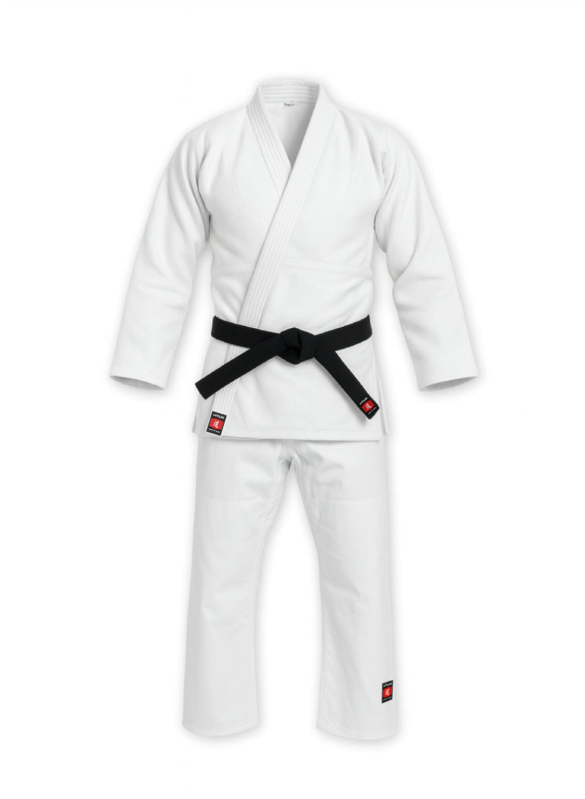 Katsudo kimono da judo Tokyo IJF 750 g, bianco
