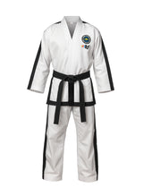 Katsudo taekwondo dobok top pro ITF, bianco