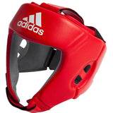 Adidas kožená box prilba AIBA 1, červená