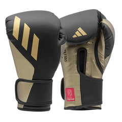 Adidas γάντια πυγμαχίας SPEED TILT 350V Pro, μαύρο-χρυσό