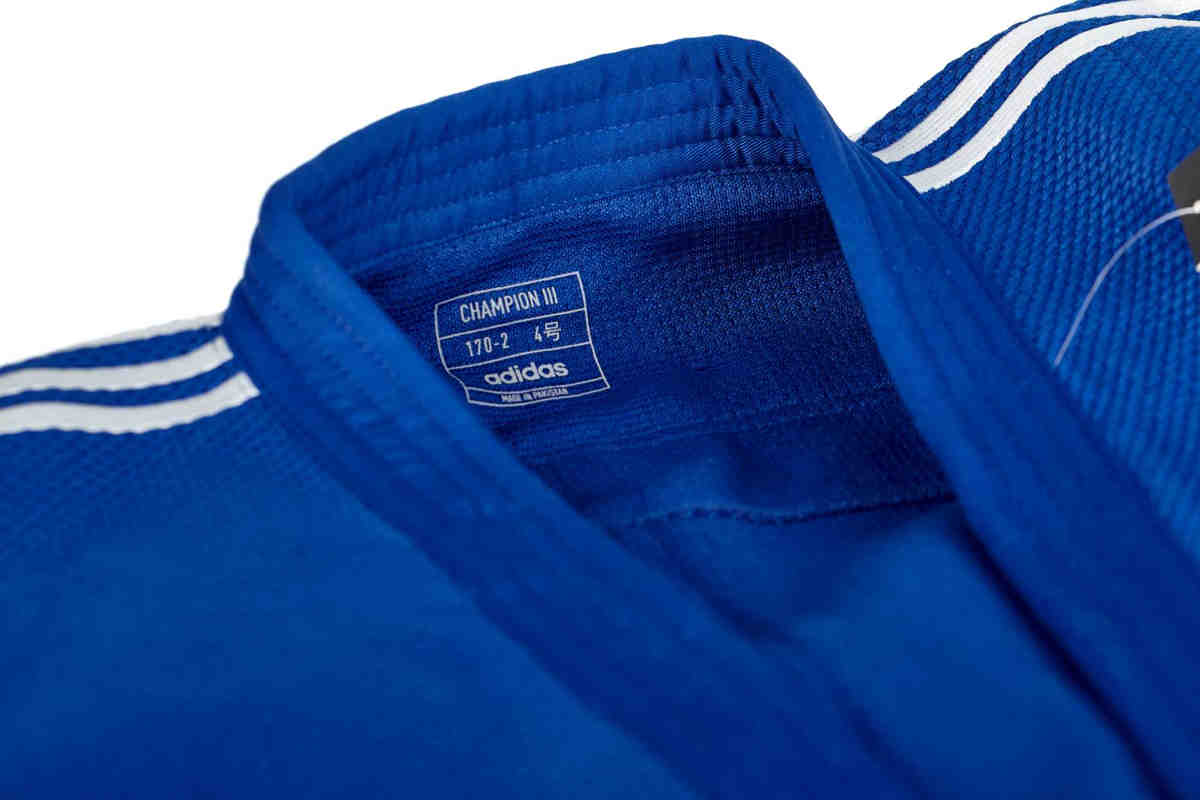 Adidas JU kimono Champion III IJF Regular fit 750g, blu