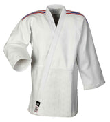 Adidas JU kimono con bande rappresentative IJF Champion III Regular fit 730g, bianco