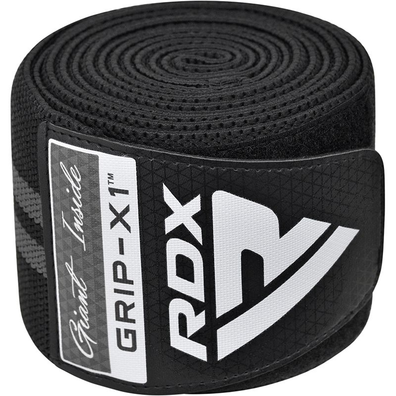 Fascia per ginocchio RDX, nero-grigio