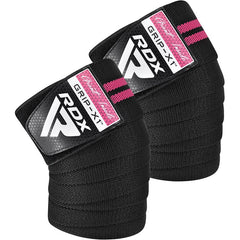 RDX fascia per ginocchio, nero-rosa