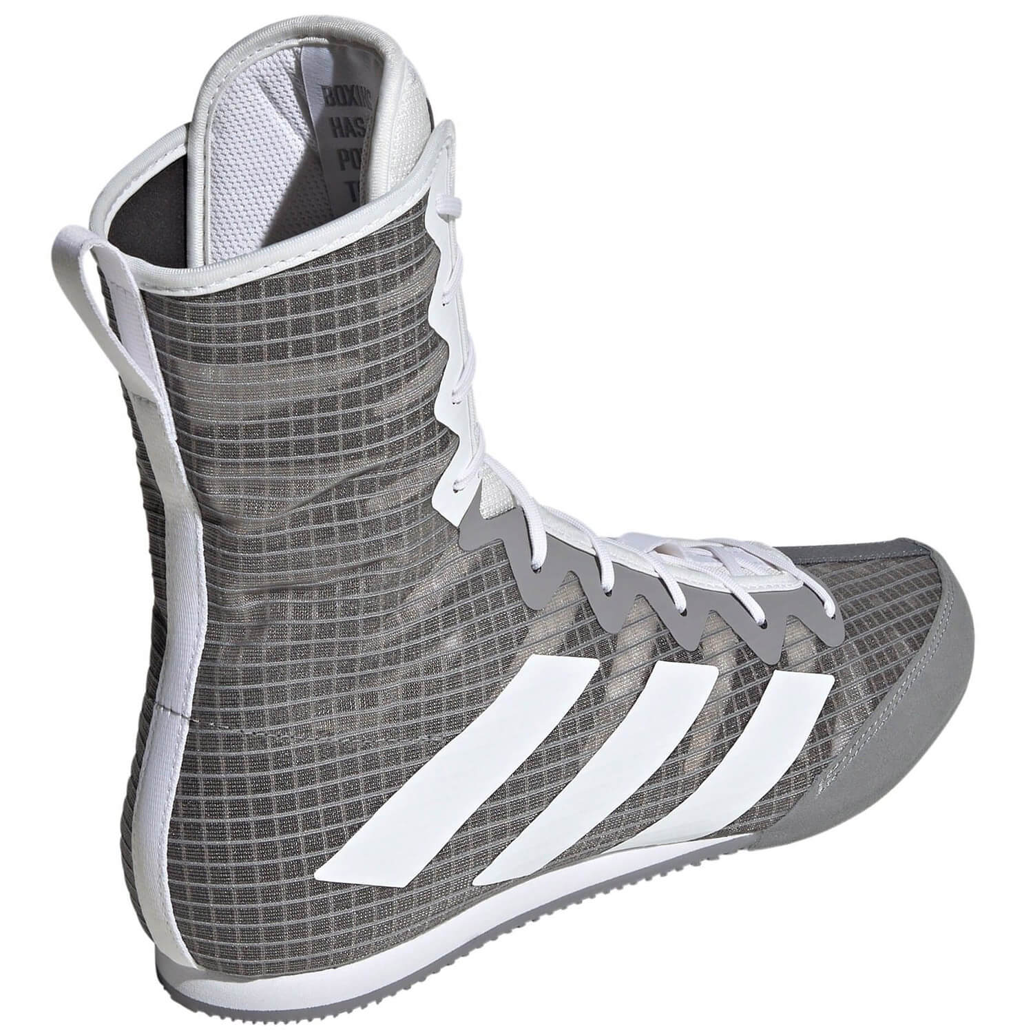 Adidas scarpe da boxe HOG 4, grigio-bianco 