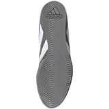 Adidas scarpe da boxe HOG 4, grigio-bianco 