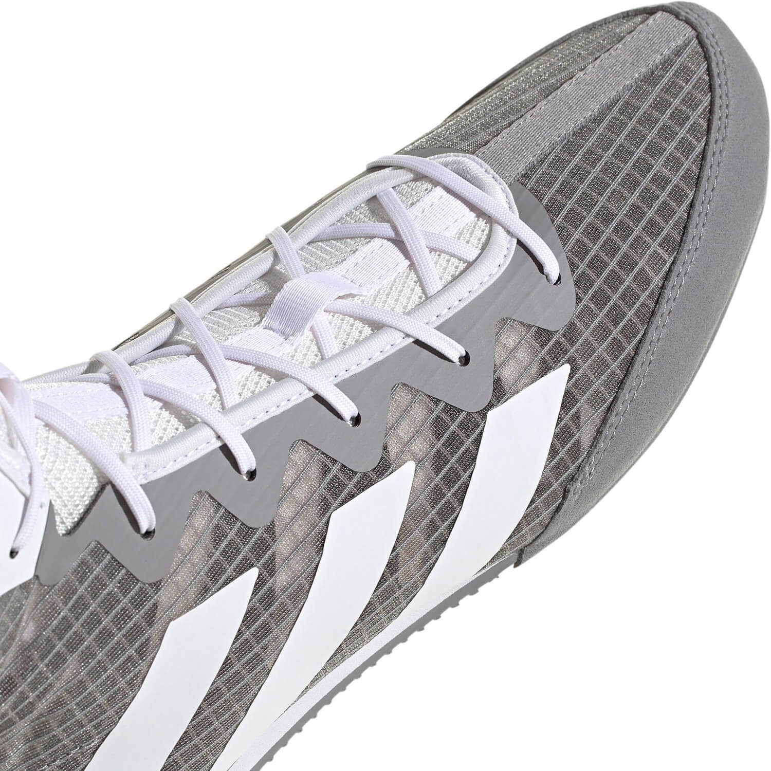 Adidas scarpe da boxe HOG 4, grigio-bianco 