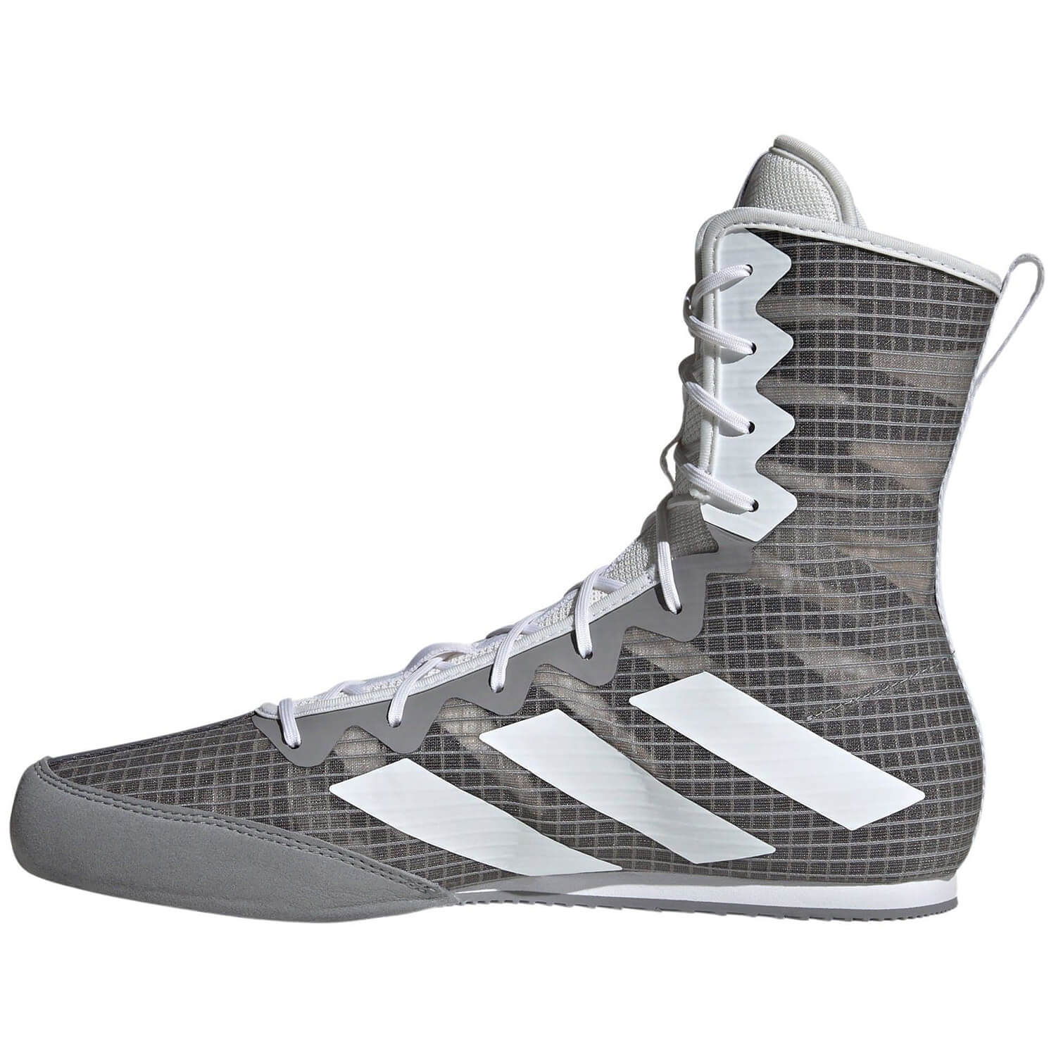 Adidas scarpe da boxe HOG 4, grigio-bianco 