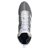 Adidas scarpe da boxe HOG 4, grigio-bianco 