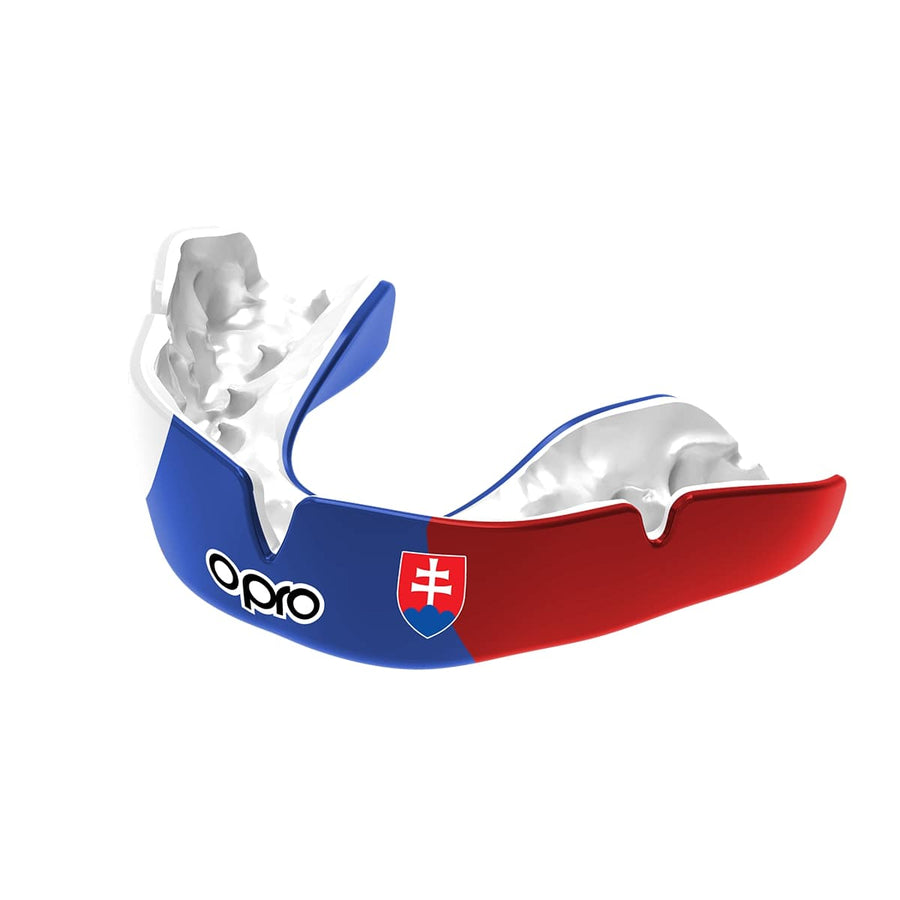 Opro paradenti Instant Custom Fit IT, tricolore della bandiera slovacca
